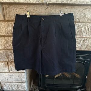 Haggar EZ’s Navy Khaki Chino Shorts M 36